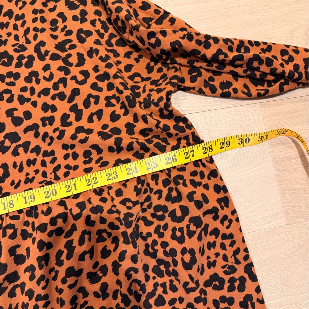 ASOS Curve Rust and Black Leopard Print Dress - Picture 2 of 5